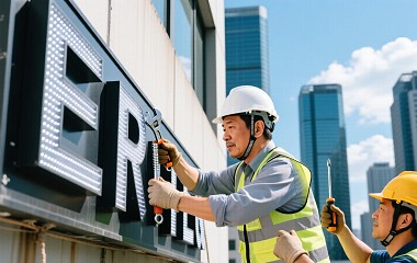 台中招牌看板高品質材料使用實例